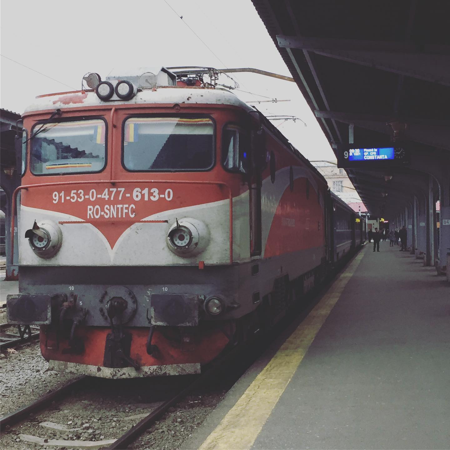 потяг в Румунії