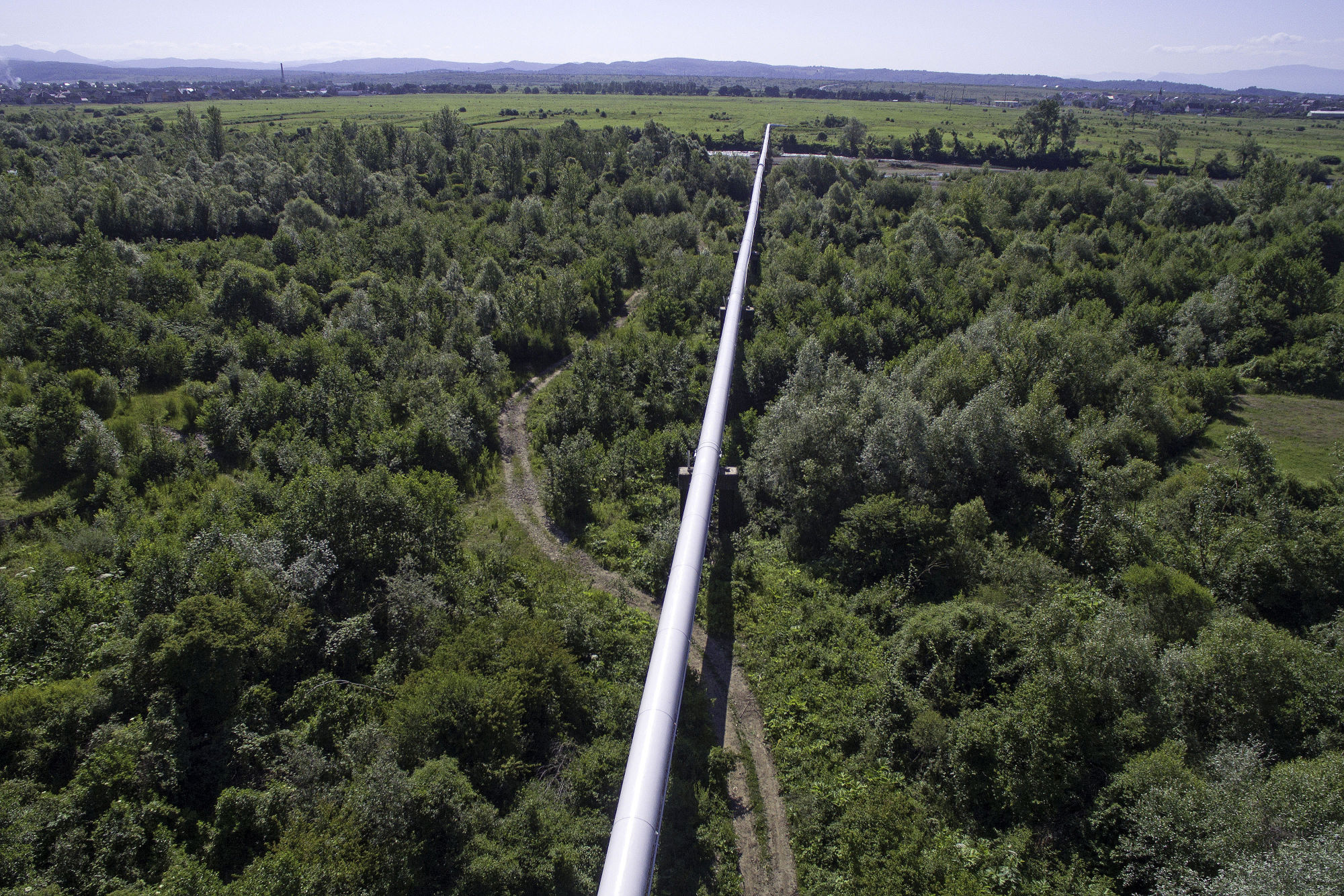 Trans Siberian Gas Pipeline In Ukraine