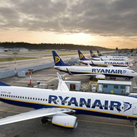 Авіакомпанія Ryanair перевищила докризовий показник кількості щоденних рейсів