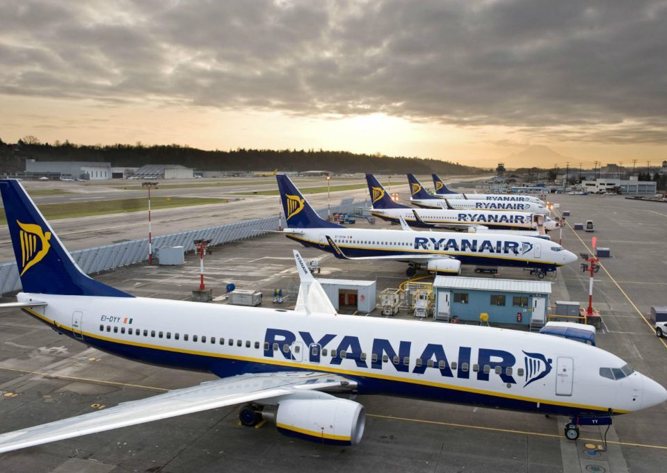 Авіакомпанія Ryanair перевищила докризовий показник кількості щоденних рейсів