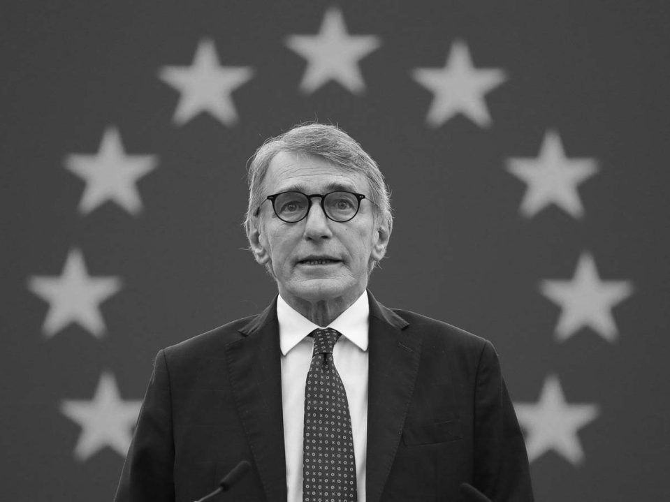 В ЄС жалоба: помер президент Європарламенту 65-річний Давід Сассолі