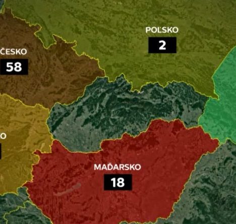 Система e-hranica: Найбільше інфікованих на COVID-19 до Словаччини потрапляло з України