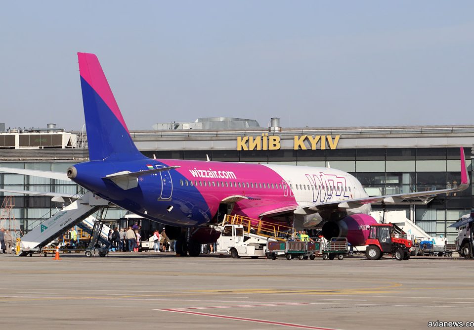 Угорський лоукостер Wizz Air додасть у Київ чотири літаки