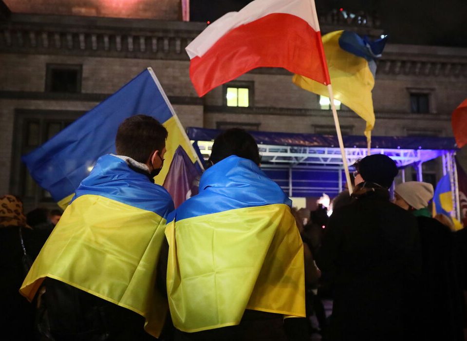 У центрі Варшави провели акцію солідарності з Україною